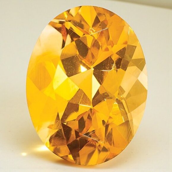 Jewelry - 7 x 5 mm AA Oval Citrine Gemstone - Live Show Listing